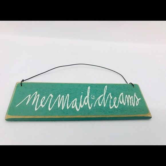 Mermaid Dreams Nautical Sign Ornament NWT - Picture 3 of 5